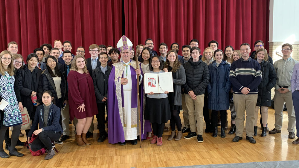 Rcia Class With Bishop Rhodes
