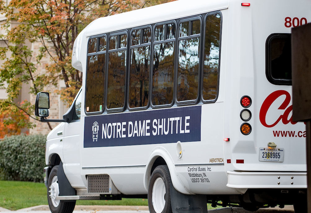 Campus shuttle starting up again, with some modifications Latest NDWorks University of