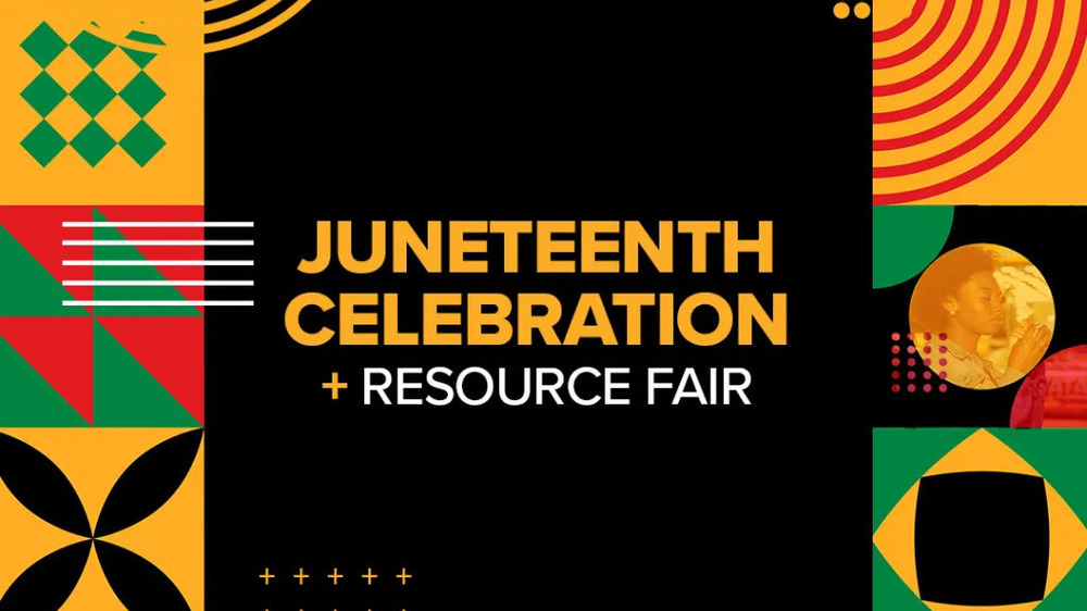 Logo for Juneteenth celebration
